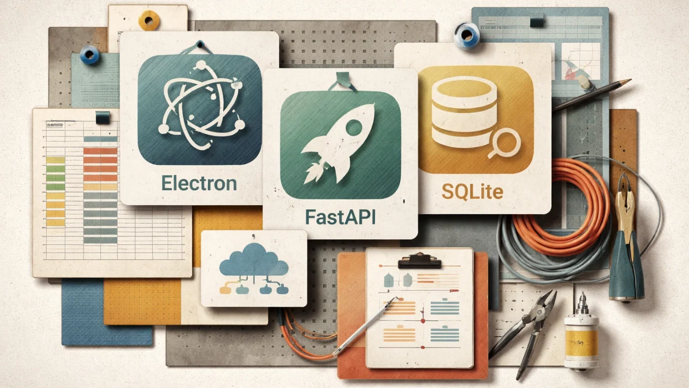 12 дней, Electron и FastAPI