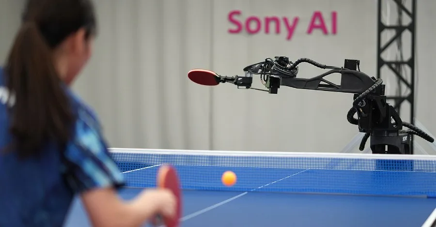 Робот Sony Ace обыграл профессиональных теннисистов в настольный теннис