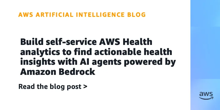Chaplin: открытое решение для аналитики AWS Health на базе агентного ИИ