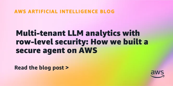 PAR Technology построила мультитенантную LLM-аналитику с защитой на уровне строк на AWS