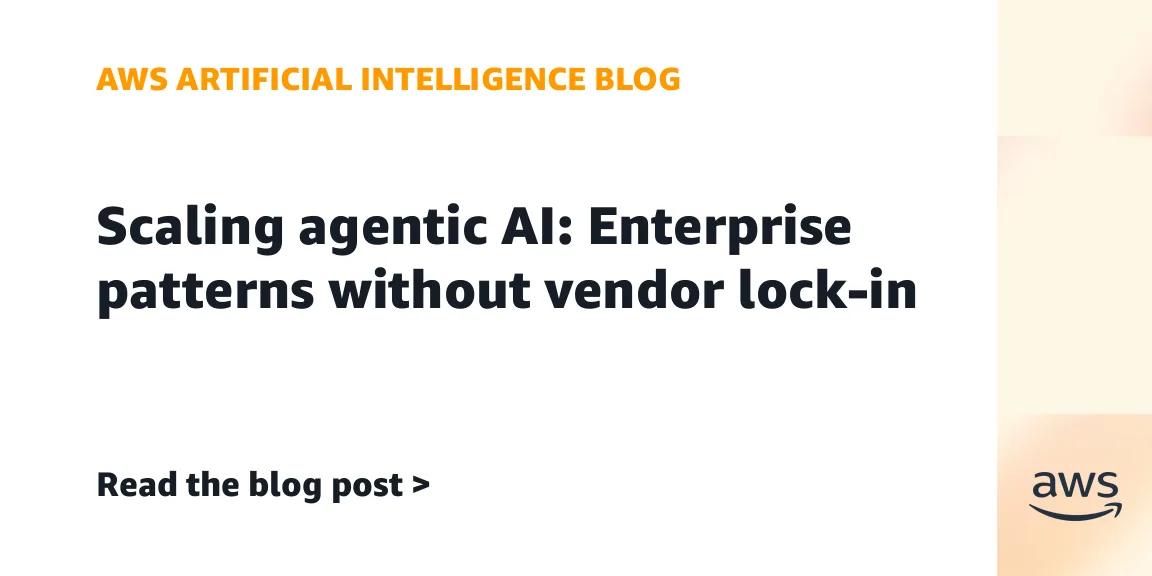 Масштабирование агентного ИИ в enterprise: паттерны без привязки к вендору