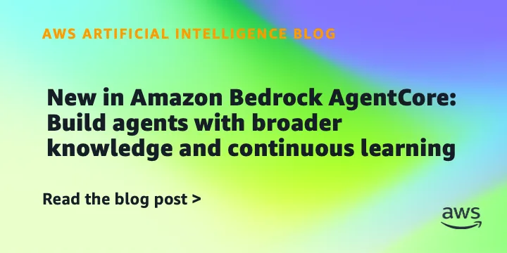 Amazon Bedrock AgentCore: доступ к корпоративным и внешним данным для ИИ-агентов