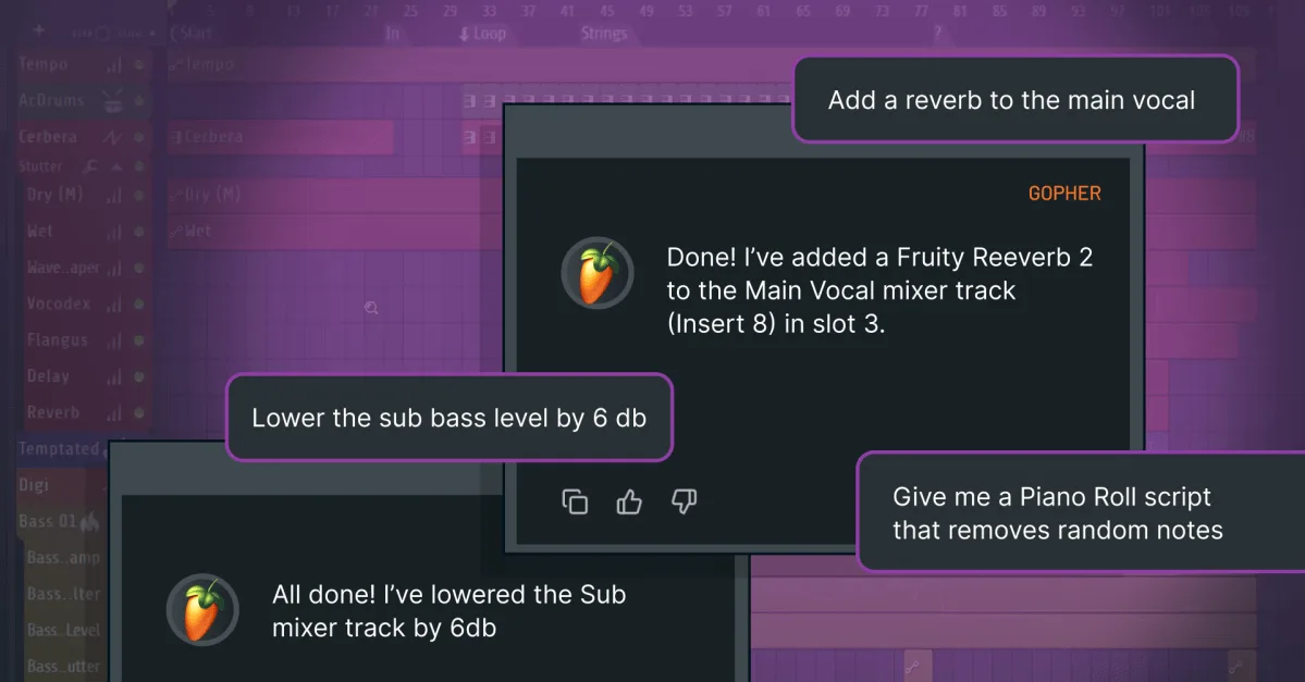 FL Studio 2026: ИИ-ассистент Gopher научился выполнять действия в проекте