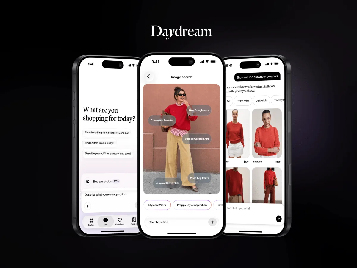 Daydream добавил поиск одежды по фото и через Siri на iOS 27