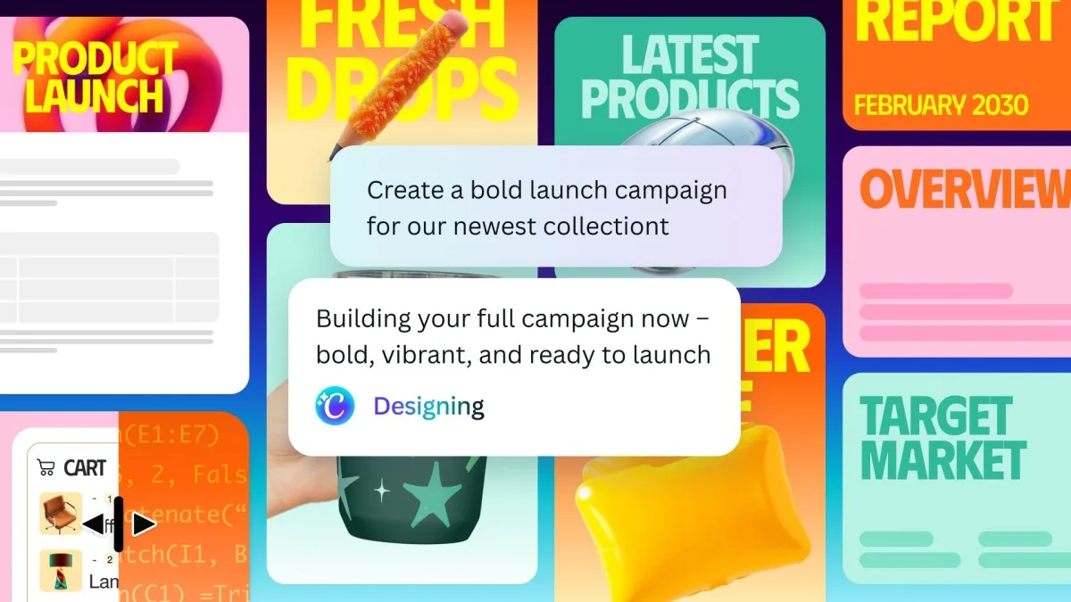Canva AI 2.0: ИИ-ассистент сам создаёт дизайны по текстовому запросу