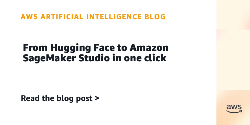 Hugging Face и Amazon SageMaker Studio: интеграция в один клик