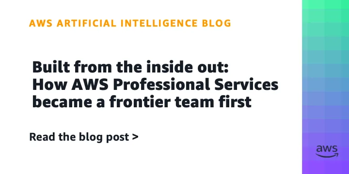 AWS ProServe сжала консалтинговые проекты с месяцев до дней, перестроив процессы на