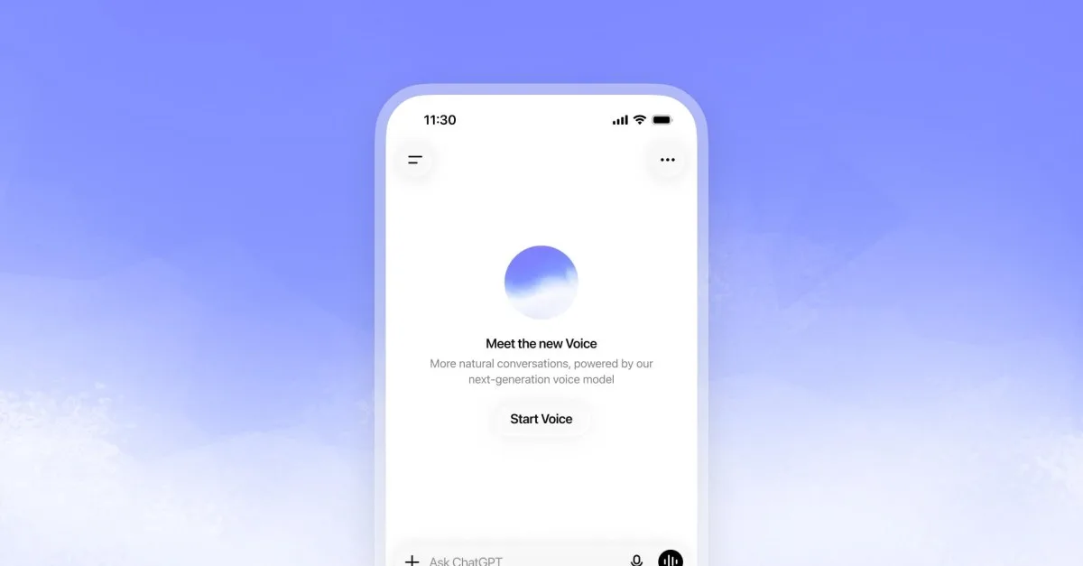 OpenAI представила GPT-Live-1 — улучшенную голосовую модель для ChatGPT