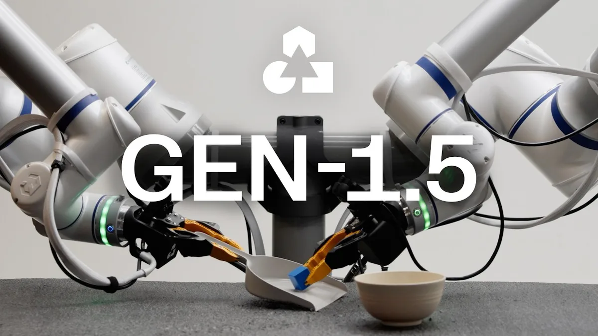 GEN-1.5: роботы обучаются новым задачам по одному демо-ролику