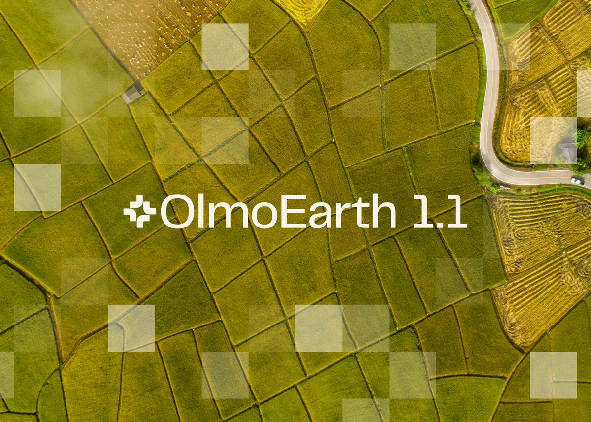 OlmoEarth v1.1: спутниковый ИИ стал втрое дешевле без потери точности