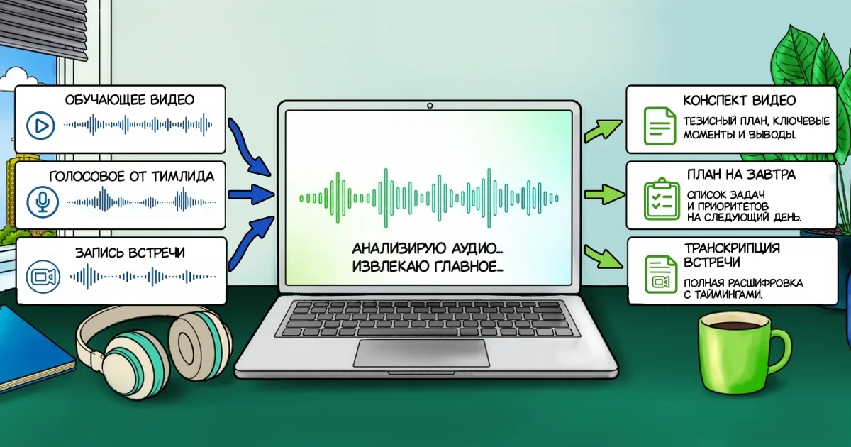 Тест-драйв GigaChat Audio: разбор голосовых сообщений на локальном железе