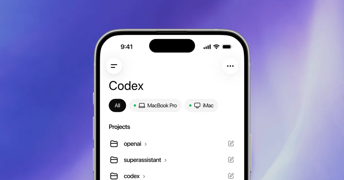 OpenAI добавила Codex в мобильное приложение ChatGPT