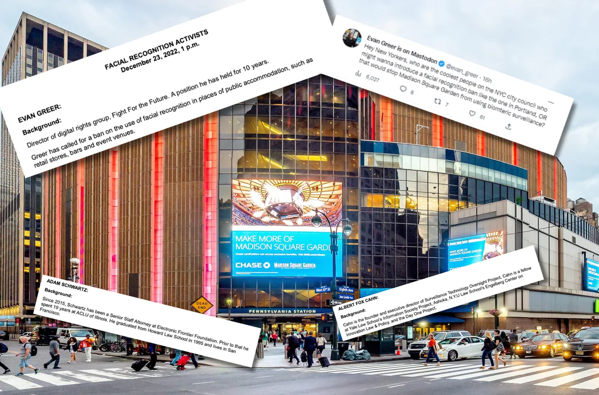 Madison Square Garden составил досье на активистов, критиковавших использование