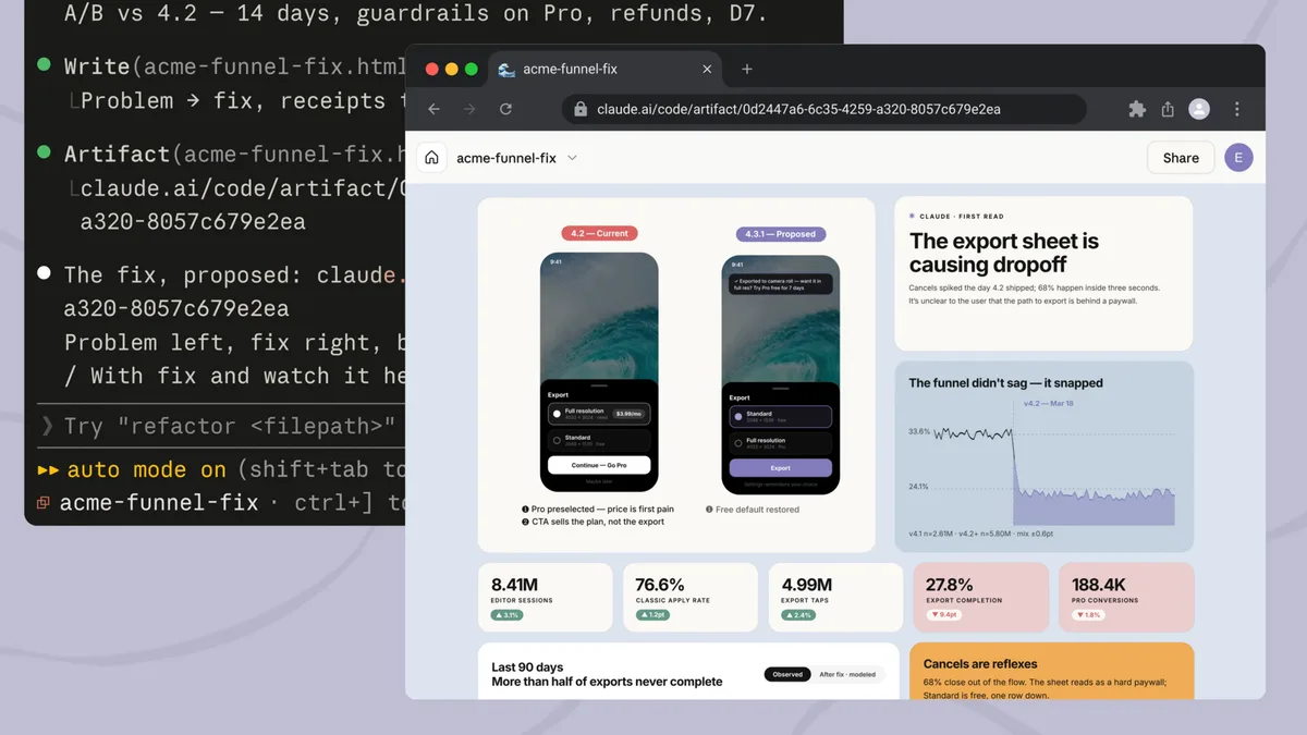 Claude Code научился создавать живые страницы из сессий разработки