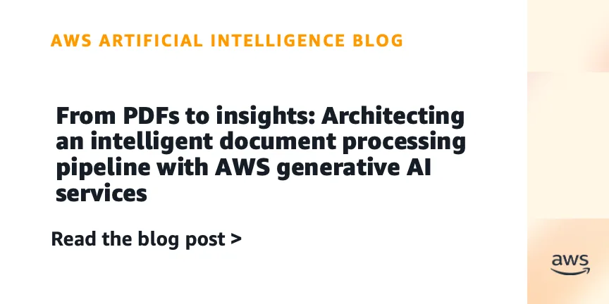 Amazon Bedrock Data Automation для интеллектуальной обработки документов