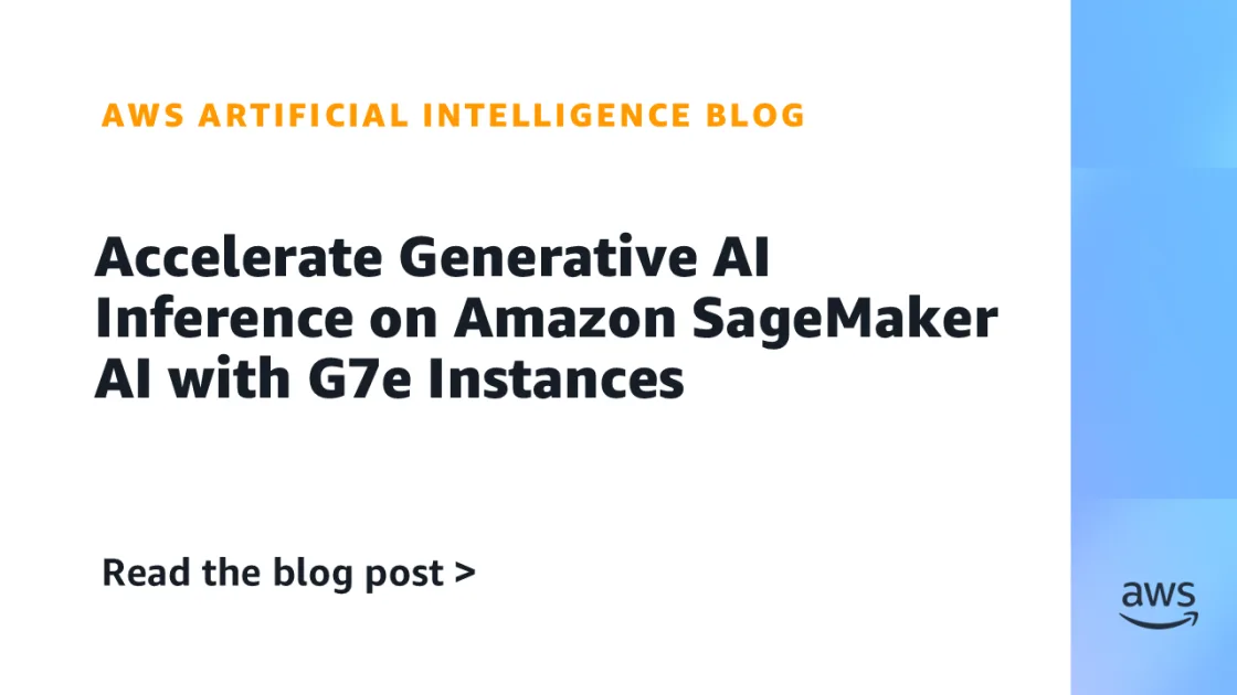 AWS запустила G7e-инстансы на SageMaker с GPU NVIDIA RTX PRO 6000 Blackwell