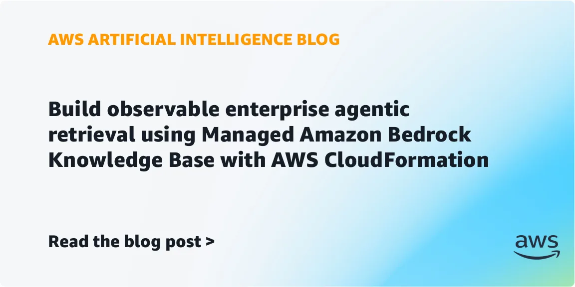 Управляемые базы знаний Amazon Bedrock