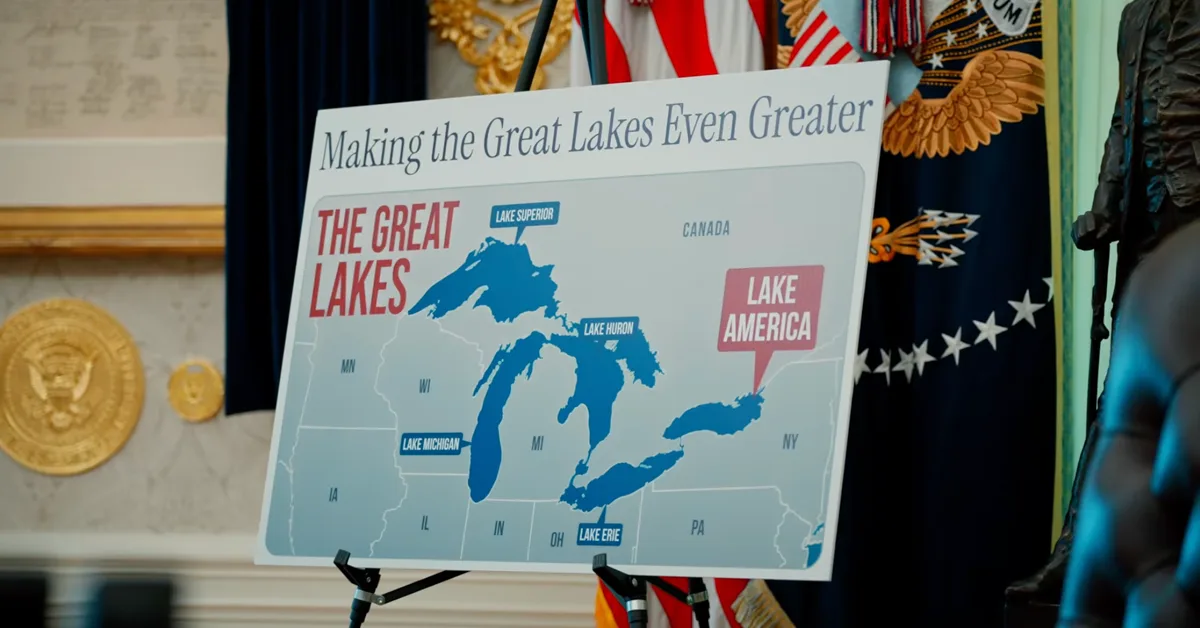 Google переименовал озеро Онтарио в Lake America в Google Maps
