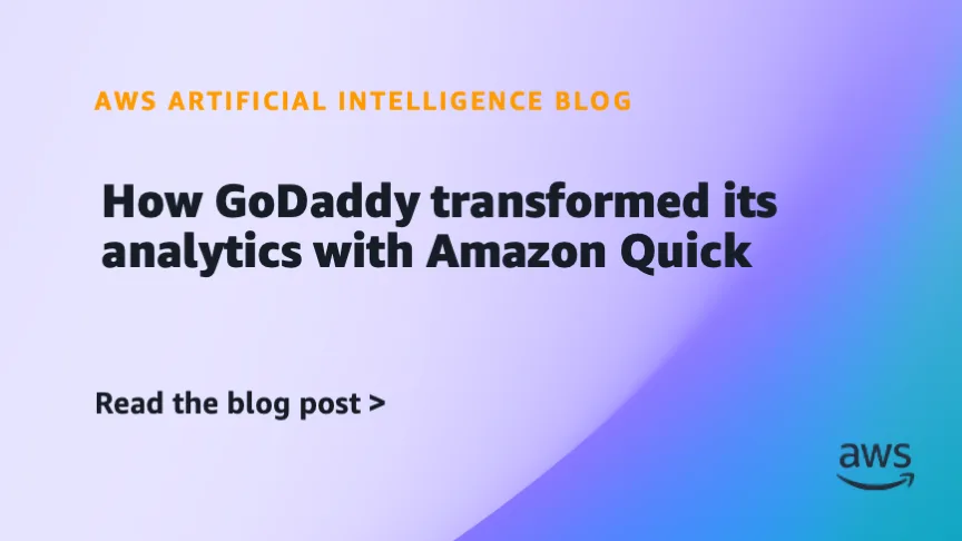 GoDaddy перевела аналитику на Amazon QuickSight и сократила время загрузки отчетов с 15